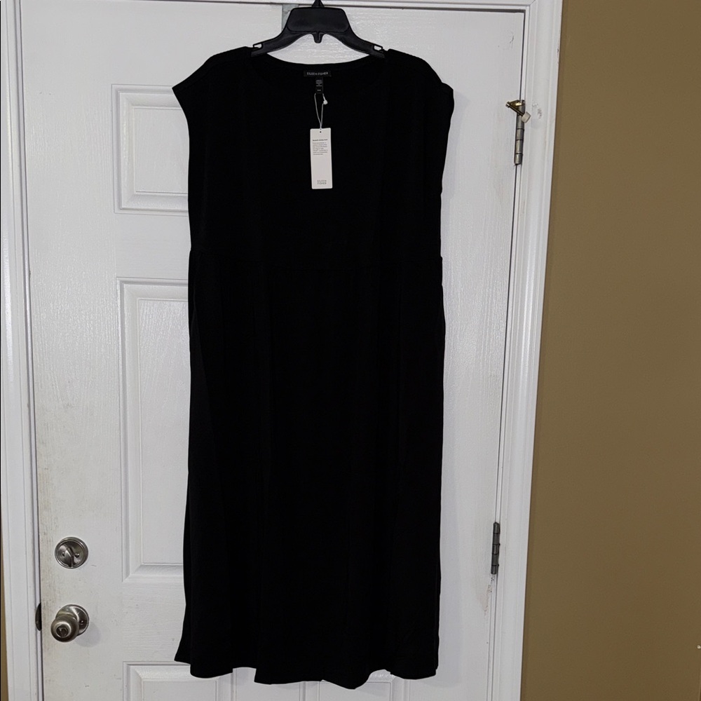 Eileen Fisher Black Dress M
